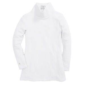 Dudley Stephens Cobble Hill Tunic Turtleneck in White